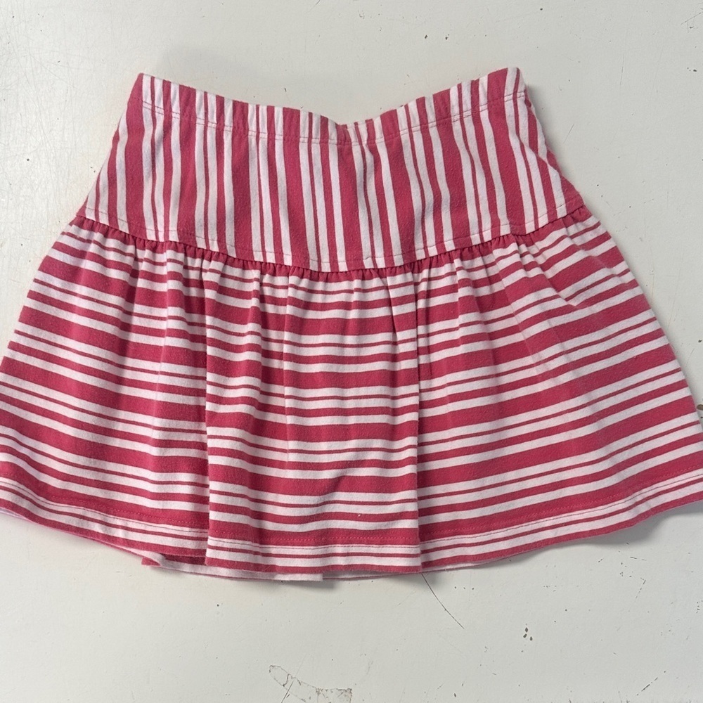 Hanna Andersson Striped Cotton Skort 110 4/5